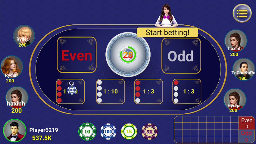 Đa dạng thể loại app xóc đĩa